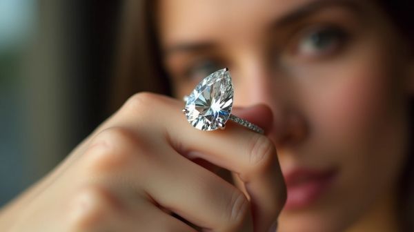 Bien porter un diamant poire : orientation, monture et taille de doigt