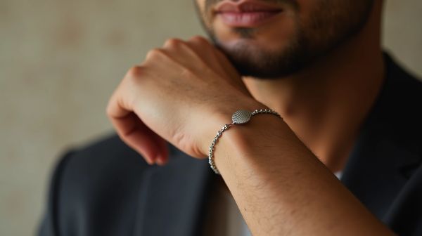 Le bracelet jonc homme en argent : style et élégance au quotidien